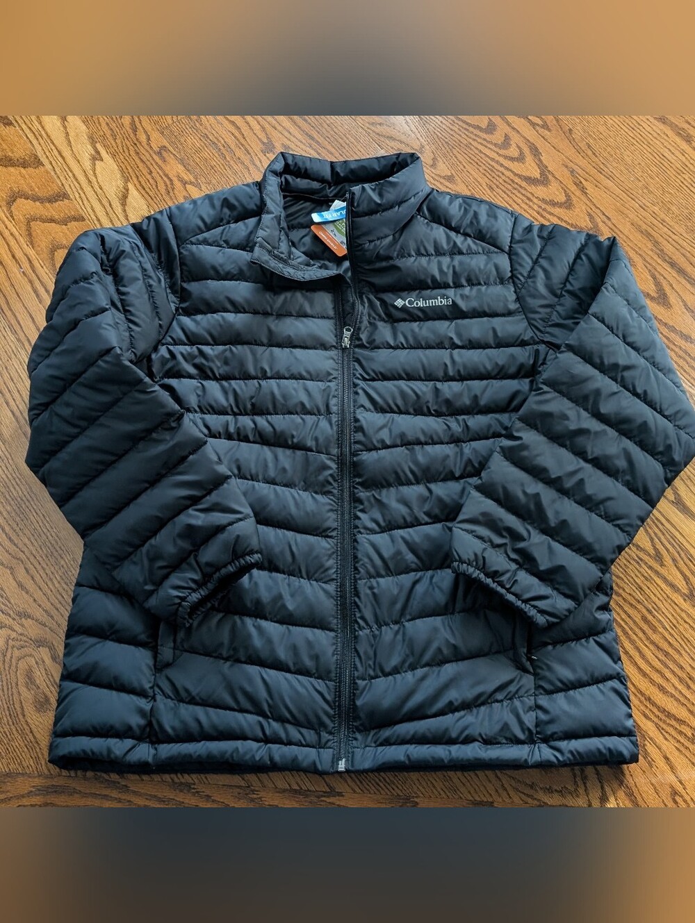NEW! Men's Columbia Foster Falls Black Quilted Insulated Jacket Size Large